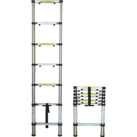 Escalera telescópica 6 pasos JBM