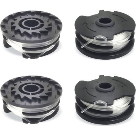 4pcs Replacement Line Spools for Parkside, Replacement Nylon Line for Parkside, PRTA 20-Li A1,B2,C3,PRT 550 A1,A3, 10m 1.65mm (1/5)