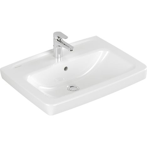 Waschtisch Villeroy & Boch NEWO eckig 650 x 175 x 470 mm - 4A926501