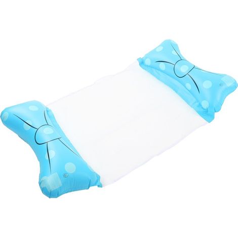 Hamac gonflable pour piscine, hamac aquatique portable pour adultes, bleu clair (1/5)