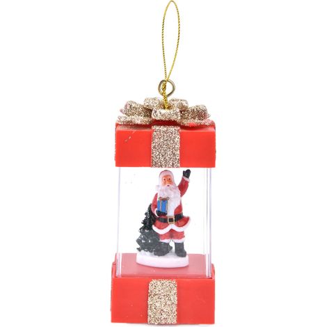 Suspension LED lumineuse de Noël Père Noël 4,7 pouces, décoration intérieure veilleuse de table, lumière chaude (1/5)