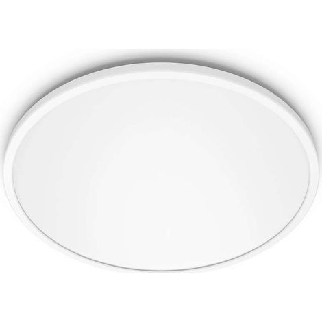 Philips Iluminación - Luminaria LED de techo, diámetro 25 cm, 4000 K, 15 W, regulable, blanco 915005777901