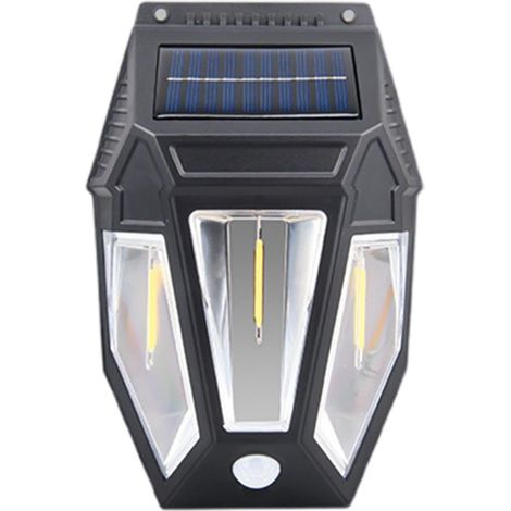 Solar Security Walled Lighting for Outside, Solar Powered Wall Lanterns, High Bright House Wall Solared Power Light for Outdoor, Garden, Landscape, 7.6x5.04x2.36 inches (1/5)