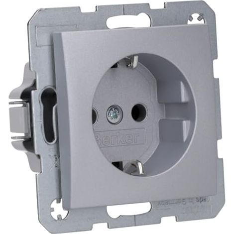 Hager 47431404 placa de pared y cubierta de interruptor Aluminio