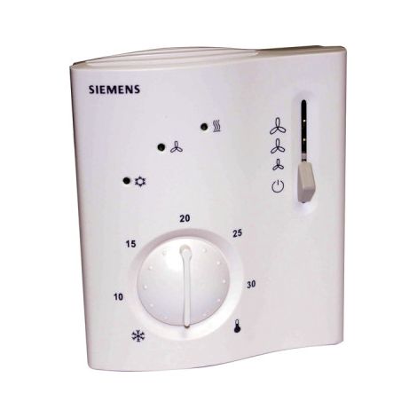 Siemens – Thermostat radiateur électronique chaud froid 230Vac – Contrôle précis 8-30°C – Changeover automatique – RCC10