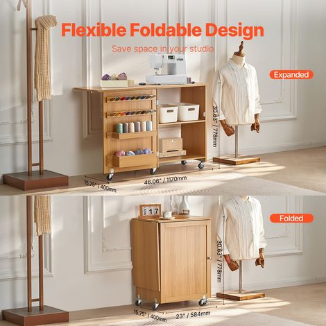 Table de couture pliante table pour machine à coudre polyvalente (1/5)