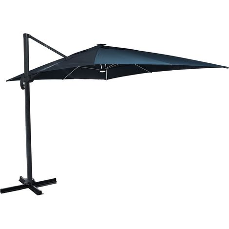 Ombrellone da giardino girevole con LED solare (1/5)