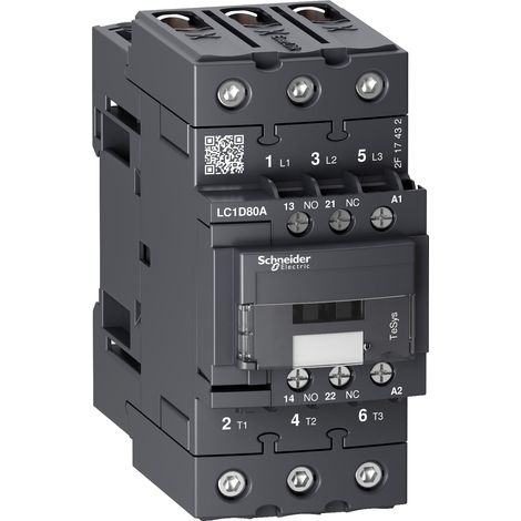 TeSys D contactor 3P 80A AC-3 up to 440V coil 115V AC 50/60Hz - LC1D80AFE7