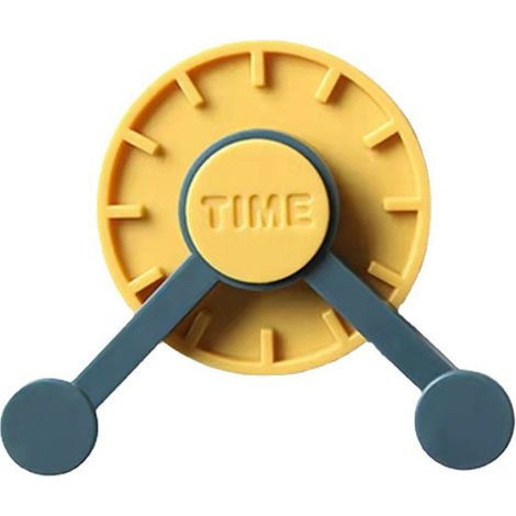 4 crochets doubles multifonctionnels en forme d'horloge pour supports de rangement de cuisine et de salle de bain, porche arrière, crochets pour sacs et divers crochets (1/5)