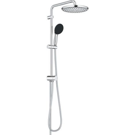 Columna de ducha con desviador manual - Ahorro de agua - GROHE Vitalio Start System 250 - Cromo - 26680001