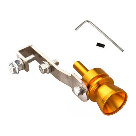 Turbine While, voiture Turbine While tuyau d'篓娄chappement haut-parleur modifi篓娄 automobile moto accessoires de voiture(or) (1/4)