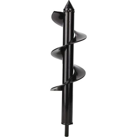 Tarière Jardin 8x30cm pour Perceuse Forets Spirale Outil Plantation Fleurs Arbres Arbustes (1/4)