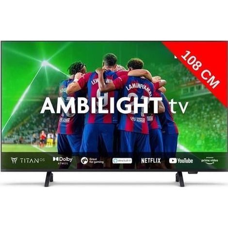 TV LED 4K 108 cm PHILIPS 43PUS8349 - Ambilight 3 Seiten - Smart TV - Dolby Atmos - HDR10, HLG und HDR10+ (1/5)