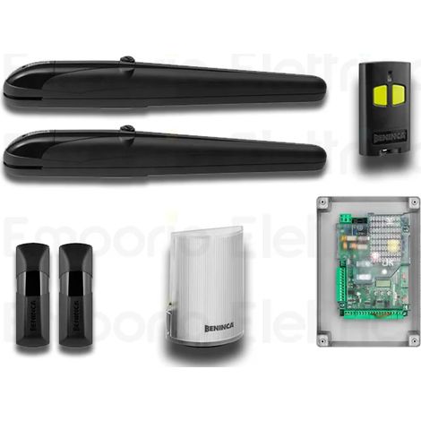 beninca kit automatisme pour portails battants 24vdc kbob2124.dk 959003464