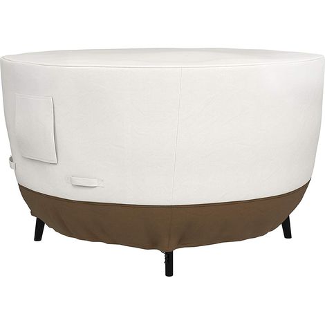 Housse pour table de terrasse Ø 48 cmx26 cm avec doublure imperméable