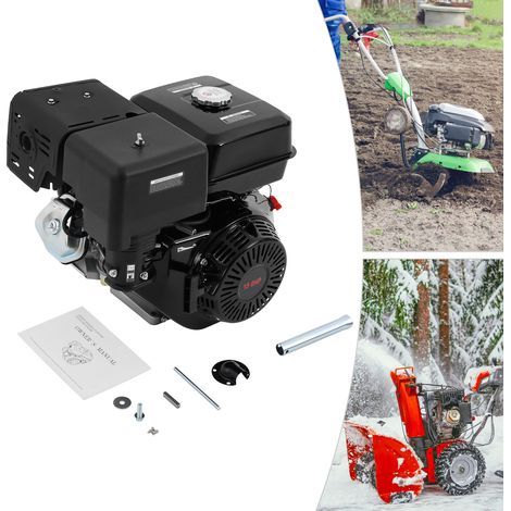 15HP Gas Powered Engine Multi-Use Engine Motor Horizontal 420cc 4-Stroke OHV High Power Gasoline Engine for Go Kart Log Splitter (1/5)