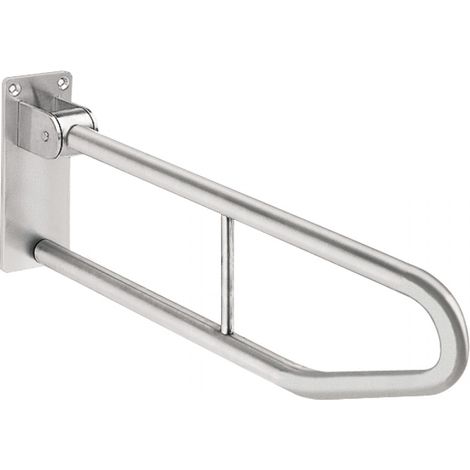 KWC Contina Stützklappgriff 100x250x850mm, ohne WC-Rollenhalter