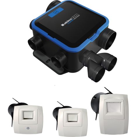 Groupe VMC simple flux EasyHOME hygroréglable compact premium moyenne pression MP - ALDES 11033505