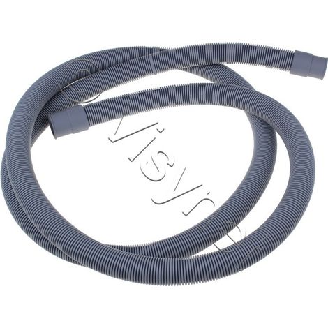 Universeel - tuyau de vidange en pvc 2m droit-droit - - (1/2)