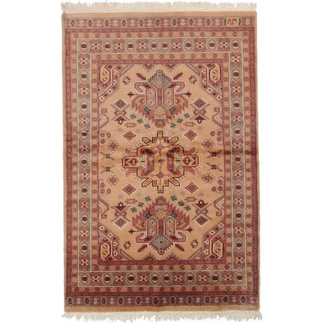 Authentique tapis d'Orient fait main 123x190 multicolore (1/5)