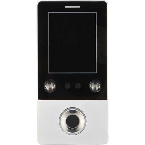 Lecteur de contrôle d'accès mural autonome reconnaissance faciale avec clavier combiné avec lecteur RFID corps en aluminium IP65