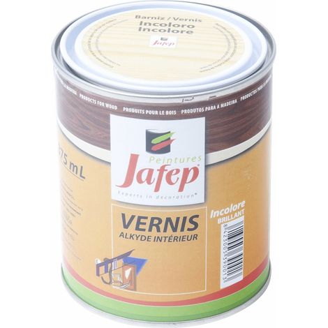 Vernis synthétique brillant incolore Jafep 375 ml
