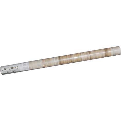 Papier peint autocollant imitation bois, découpable et décoratif, en PVC moderne, pour meubles, chambre et salon. (1/5)