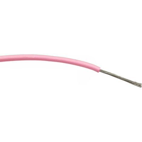 Fils de câblage RS PRO, 1 mm2, Rose, 100m, 1 000 V c.a. ( Prix pour Bobine de 100 Mètres )