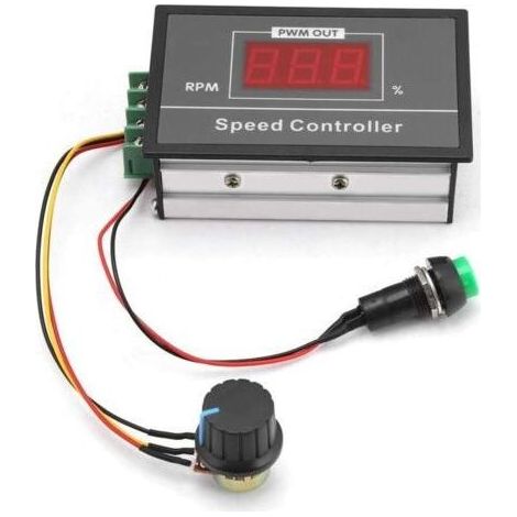Contrôleur de Vitesse DC, 6 60V 12V/24V/36V, PWM 30A pour Moteur à Courant Continu (1/5)