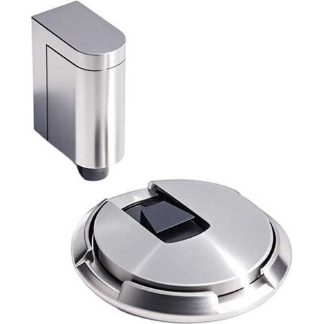 Mechanischer,bodenmontierter Türstopper,geeignet für Türen mit einer Spalthöhe von bis zu 1,9 cm (3/4 Zoll) (1/5)