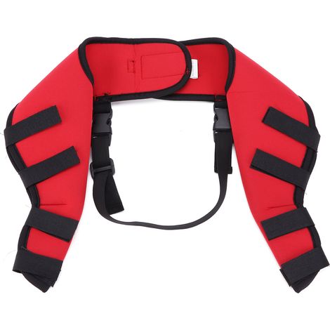 Attelles de jambe de chien enveloppements de jarret arrière canin pour blessure/protection contre les entorses/guérison chirurgicale/arthriteHJ26 rouge L (1/5)