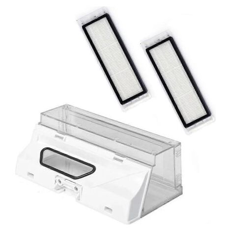 Bac �� poussi��re pour aspirateur robot Roborock T6 T4 S50 S52 S51 S55 - Accessoires et pi��ces d��tach��es pour filtre et bac �� poussi��re
