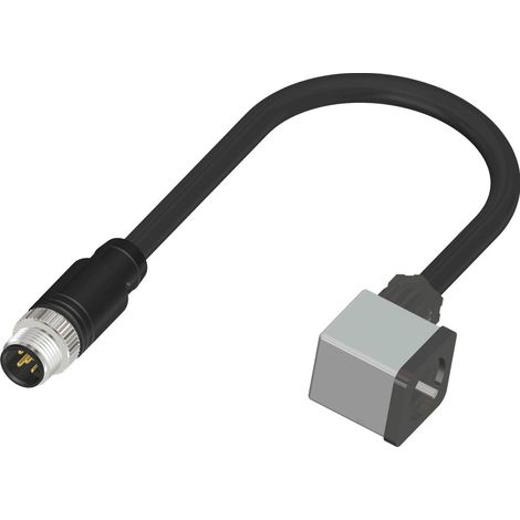 Câble d'actionneur RS PRO 3 conducteurs , M12 Mâle vers Connecteur de vanne, 1m ( Prix pour 1 )