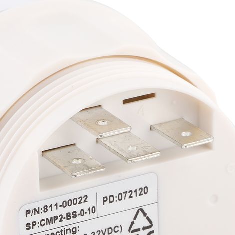 Manomètre de pression d'huile à aiguille 0-10 bar, 145 psi, trou de montage de 52 mm, convient aux voitures, motos, bateaux, camions, camping-cars, rétroéclairage LED universel 12 V/24 V, fond blanc, (1/5)