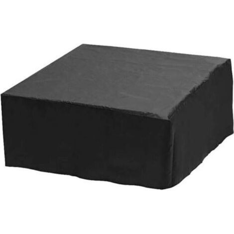 Housse de protection imperméable à isolation thermique pour spa, piscine, extérieur portable (220 x 220 x 85 cm) (1/4)