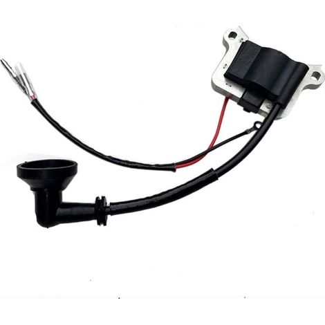 Bobine d'allumage avec bougie adaptée pour débroussailleuse Florabest FBK 4 B2 4 en 1