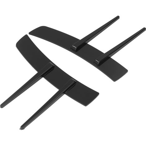 Kit 2 Spoilers Avant ABS Noir Brillant Canards Pare-Choc Universel Voiture (1/5)