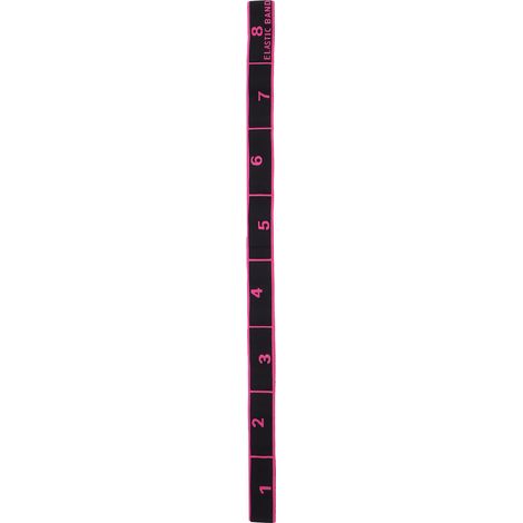 Bracelet élastique de fitness rose rouge, sangle de traction pour danse latine et yoga, bande extensible d'exercice de résistance (1/5)