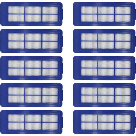 Packung mit 10 Kunststofffiltern für Saugroboter, Teil von