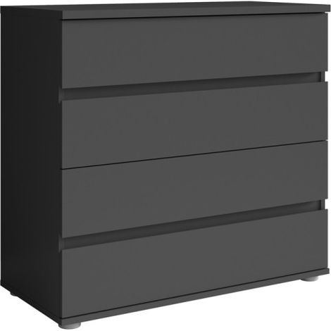 Kommode mit 4 Schubladen - graphitgrau - Kollektion NOFI