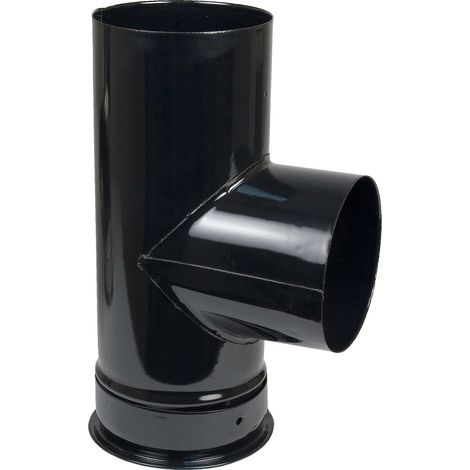 "T" acero vitrificado para estufa - Ø 120 mm