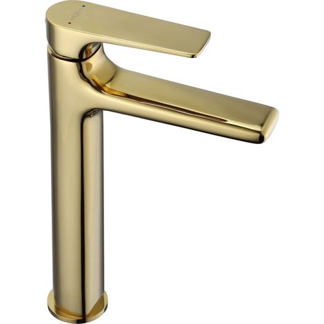 Mexen Lynx hoher Waschbeckenarmatur, golden - 745910-50 (1/2)