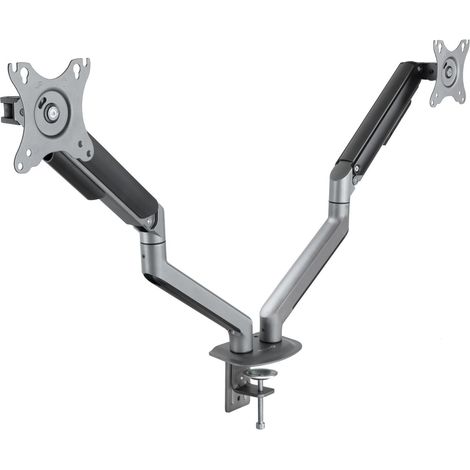 SOPORTE DE MESA MONITOR/TV GIRA INCLI 2 BRAZOS 17-32 GRIS TOOQ DB4132TNR-G (1/5)