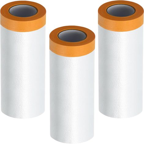 3 pièces Bache Protection Peinture Polyane Bache Peinture 280× 20M (1/5)