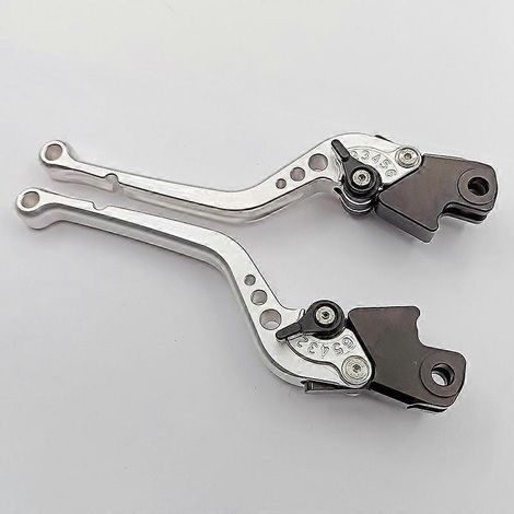 Pièces modifiées pour BMW Motorrad K1200S K1300GT : freins CNC, guidon, poignée de klaxon d’embrayage (longue poignée argentée). (1/5)