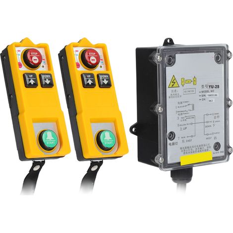 Télécommande industrielle sans fil étanche pour ponts roulants (CA 380 V) (1/5)