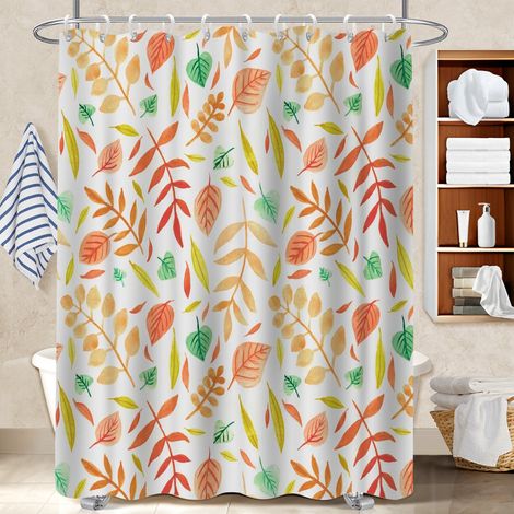 Rideau de douche imperméable en polyester 180x180 pratique housse de baignoire pour nouvelle déco pour la rentrée (1/5)