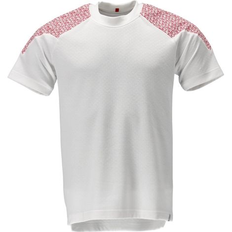 Mascot T-shirt 20082-933-06202 Gr. L weiss/verkehrsrot (1/4)