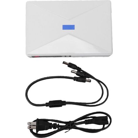 Mini onduleur 10400mAh, alimentation sans interruption CC (UPS), sortie 5V, 9V, 12V, 15V, 24V, batterie de secours pour routeur et caméra, prise américaine. (1/5)