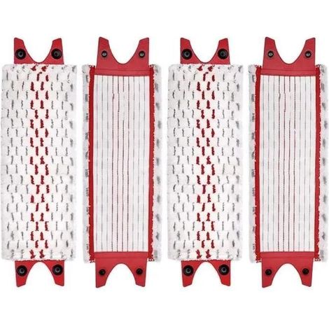 Lot de 10 serpillières de rechange en microfibre pour serpillère Vileda Ultramax. (1/4)